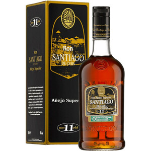 Ром "Santiago de Cuba" Anejo Superior 11 years old, gift box, 0.7 л