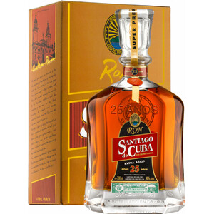 Ром Santiago de Cuba, "Extra Anejo", 25 years old, gift box, 0.7 л
