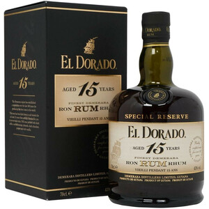 Ром "El Dorado" Special Reserve 15 Years Old, gift box, 0.7 л