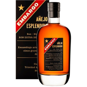 Ром "Embargo" Anejo Esplendido, gift box, 0.7 л