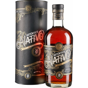 Ром "Autentico Nativo" 20 Years Old, gift box, 0.7 л