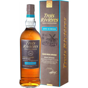 Ром "Trois Rivieres" Cuvee du Moulin, Martinique AOC, gift box, 0.7 л