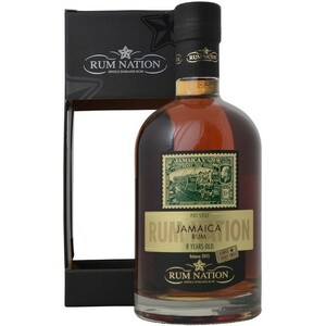 Ром "Rum Nation", Jamaica Pot Still 8 Years Old, gift box, 0.7 л