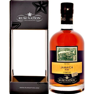 Ром "Rum Nation" Jamaica Pot Still 5 Years Old, gift box, 0.7 л