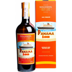 Ром "Transcontinental Rum Line" Panama Cask Strength, 2008, gift box, 0.7 л