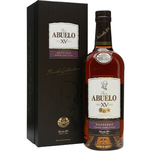 Ром "Abuelo" Anejo XV Anos, Napoleon Cognac Cask Finish, gift box, 0.7 л