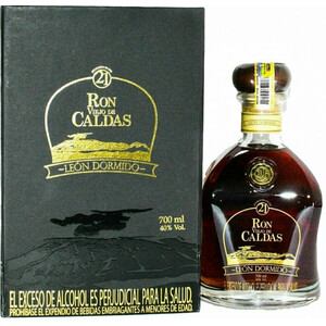 Ром "Viejo de Caldas" Leon Dormido 21 Years Old, gift box, 0.7 л