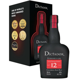 Ром "Dictador" 12 Years Old, gift box, 0.7 л