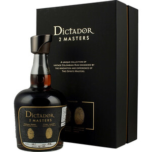 Ром Dictador, "2 Masters" Laballe, 1976, gift box, 0.7 л