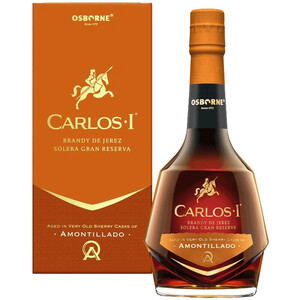 Бренди Osborne, "Carlos I" Amontillado, gift box, 0.7 л
