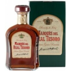 Бренди Marques del Real Tesoro Solera Gran Reserva, gift box, 0.7 л