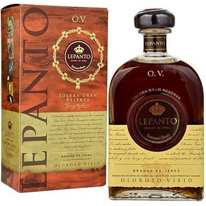 Бренди Gonzalez Byass, "Lepanto" Oloroso Viejo, gift box, 0.7 л
