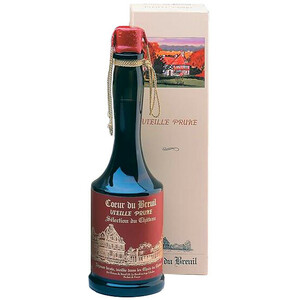 Бренди Chateau du Breuil, "Coeur du Breuil" Vieille Prune Selection du Chateau, Pays d'Auge AOC, gift box, 0.7 л