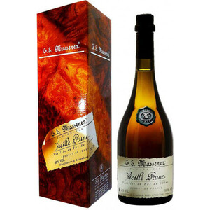 Бренди Massenez, Eau de vie Vieille Prune, gift box, 0.7 л