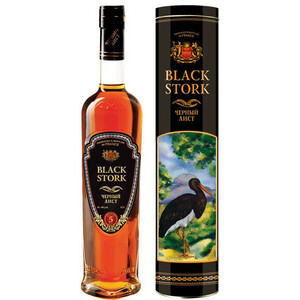Бренди "Black Stork" 5 Years Old, metal tube, 0.5 л