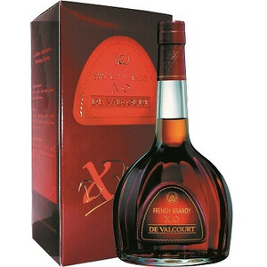 Бренди "De Valcourt" XO, decanter & gift box, 0.7 л