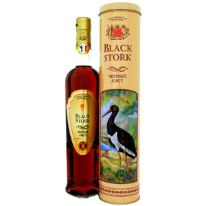 Бренди "Black Stork" 8 Years Old, metal tube, 0.5 л