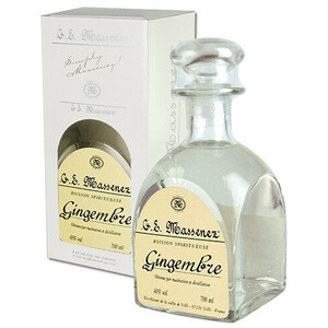 Бренди Massenez, Eau de vie Gingembre, gift box, 0.7 л