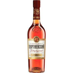 Бренди "Георгиевский" 5 Звезд, 0.5 л