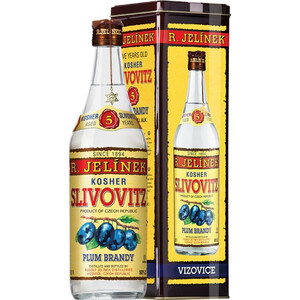Бренди R. Jelinek, Slivovitz Bila Kosher, 5 Years Old, gift box, 0.7 л