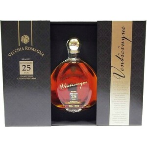 Бренди "Vecchia Romagna" Venticinque, 25 Anni, gift box, 0.5 л