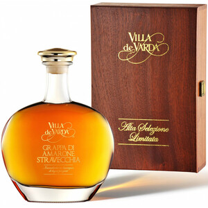 Граппа Villa de Varda, Grappa di Amarone Stravecchia, wooden box, 0.7 л