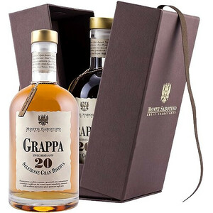 Граппа "Monte Sabotino" Selezione Gran Riserva 20 Anni, gift box, 0.7 л