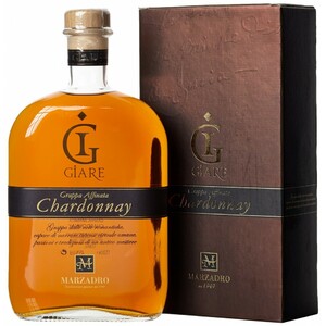 Граппа Marzadro, "Le Giare" Chardonnay, gift box, 0.75 л