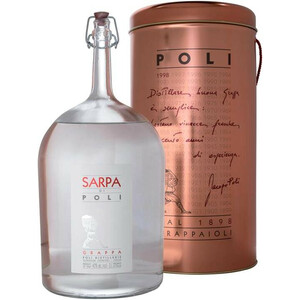 Граппа Grappa "Sarpa di Poli", metal tube, 3 л