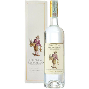 Граппа Montanaro, Grappa di Barbaresco, gift box, 0.7 л