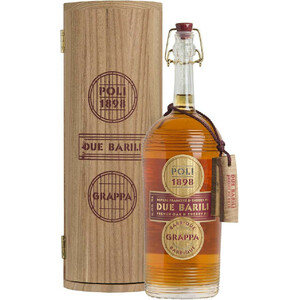 Граппа Poli, "Due Barili", wooden tube, 0.7 л