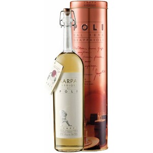 Граппа "Sarpa Barrique" di Poli, metal box, 0.7 л