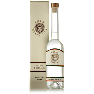 Граппа Villa Poggio Salvi, Grappa Di Brunello, box, 0.5 л