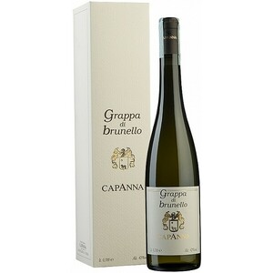 Граппа Capanna, Grappa di Brunello, gift box, 0.7 л