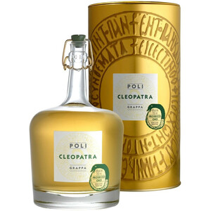 Граппа Poli, "Cleopatra" Prosecco Oro, in tube, 0.7 л