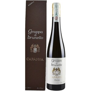 Граппа Capanna, Grappa di Brunello Riserva, gift box, 0.7 л