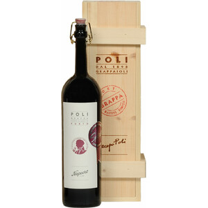 Граппа Poli, "Barili di Porto Niepoort", wooden box, 0.5 л