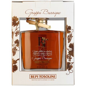 Граппа Bepi Tosolini, "Girale" Grappa di Chardonnay, gift box, 0.7 л