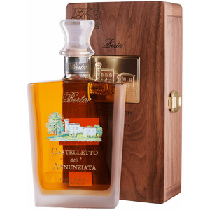 Граппа Berta, Castelletto dell'Annunziata, wooden box, 0.7 л