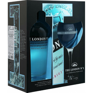 Джин "The London №1" Original Blue Gin, gift box with glass, 0.7 л