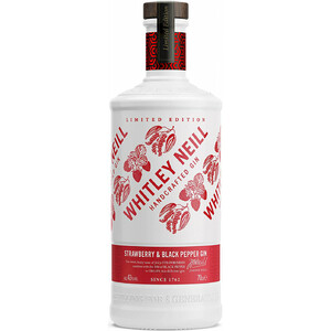 Джин "Whitley Neill" Strawberry & Black Pepper, 0.7 л