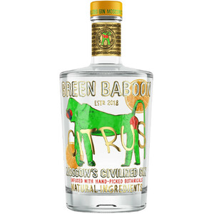 Джин "Green Baboon" Citrus, 0.7 л