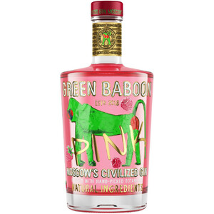 Джин "Green Baboon" Pink, 0.5 л