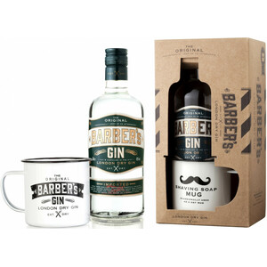 Джин "Barber's" London Dry Gin, gift box with a mug, 0.7 л