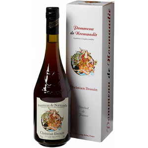 Кальвадос Christian Drouin, Pommeau de Normandie, gift box, 0.7 л