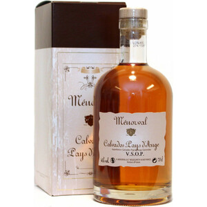 Кальвадос "Menorval" Pays d'Auge VSOP, Calvados AOC, gift box, 0.7 л