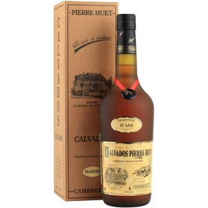 Кальвадос Calvados Pierre Huet, "Tradition" 15 ans, Calvados AOC, gift box, 0.7 л