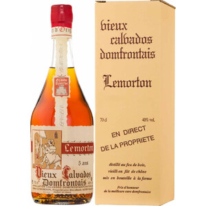 Кальвадос Calvados Lemorton, Reserve 5 Years Old, gift box, 0.7 л
