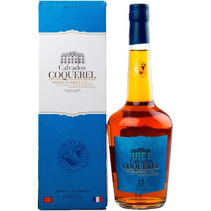 Кальвадос "Coquerel" 15 Years Old, gift box, 0.7 л