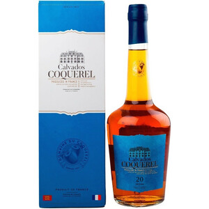 Кальвадос "Coquerel" 20 Years Old, gift box, 0.7 л